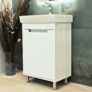 Dulap sub lavoar Bayro Venus Neon 450 Alb Structurat