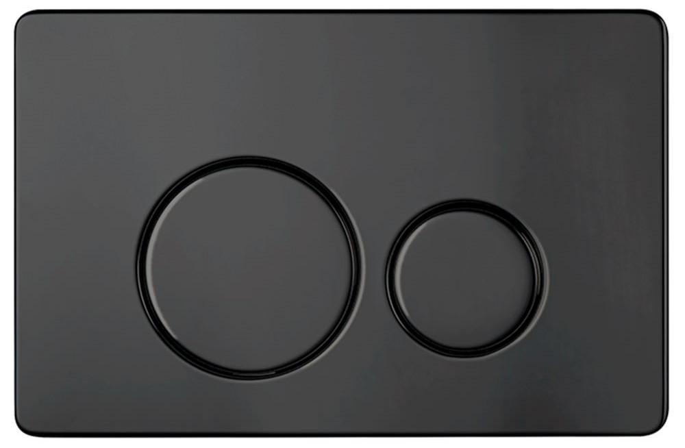 Buton de scurgere NOMI 097-I Otel Negru Mat