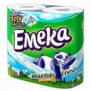 Hartie igienica EMEKA HIRTIE WC 4buc MONT FRESH