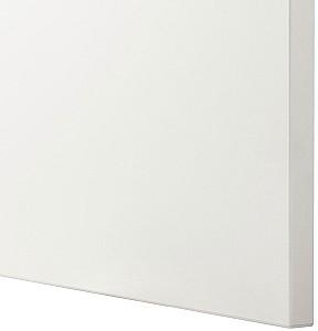 Living IKEA Besta/Lappviken sertar cu sistem apasare 240x42x230 Alb