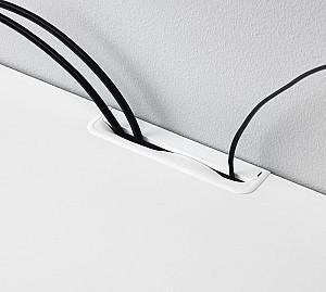 Living IKEA Besta/Lappviken sertar cu sistem apasare 240x42x230 Alb