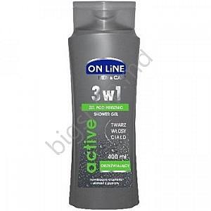 Gel de dus ON LINE top 400ml GEL DUS BARBATI ACTIVE
