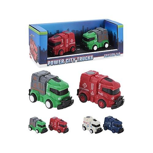 Masina jucarie Free&Easy 2buc, 8cm