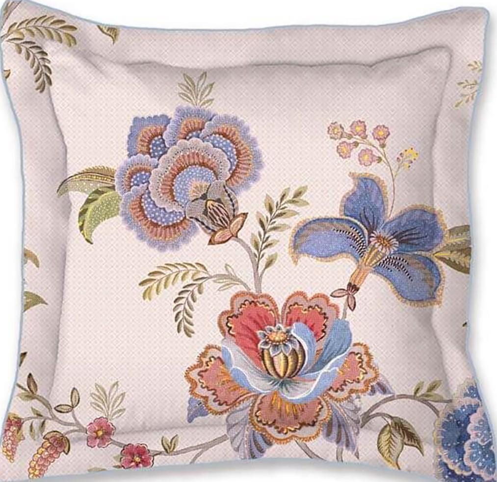 Perna PIP Studio Cece Fiore Square Cushion White