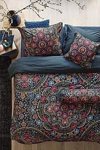 Perna PIP Studio Ricamo Square Cushion Dark Blue