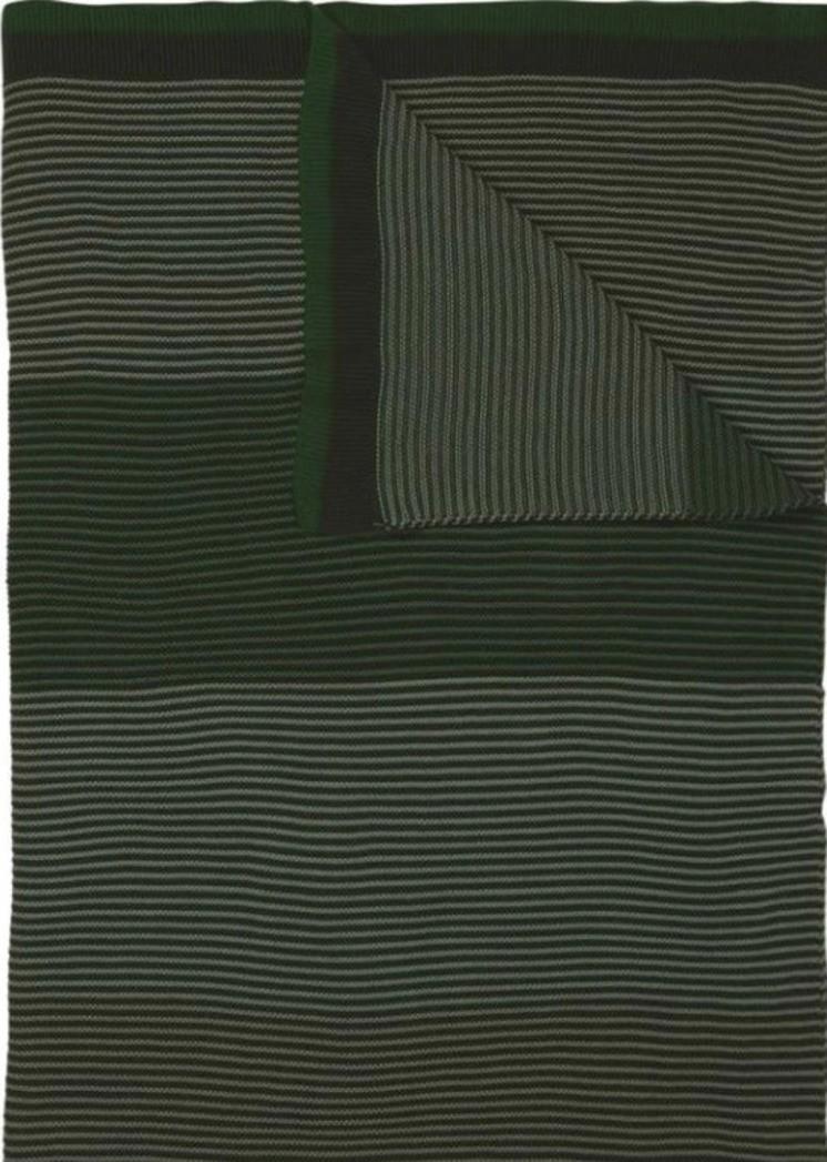 Pled PIP Studio Blockstripe Throw Green