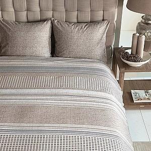 Albituri de pat Riviera Maison Twill Weave Brown
