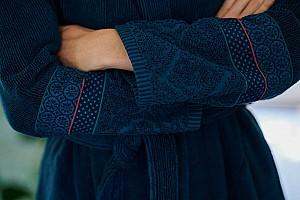 Halat de baie PIP Studio Soft Zellige M Dark Blue