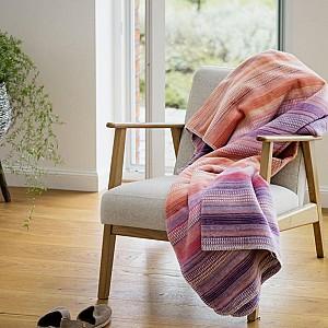 Plapuma IBENA Jacquard Harlyn Berry/Orange