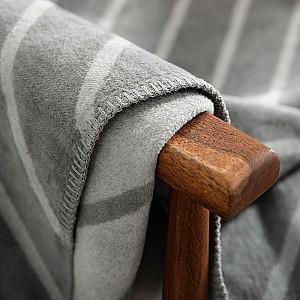 Pled Bugatti Jacquard Blanket Grey