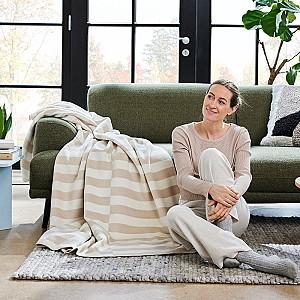 Pled IBENA Jacquard Vigo Beige