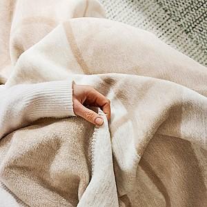 Pled IBENA Jacquard Blanket Colorado Beige