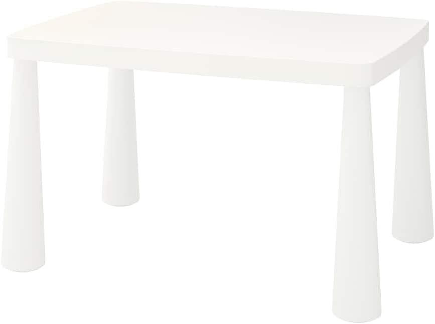 Masă de scris pentru copii IKEA Mammut 77x55 Alb