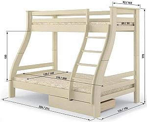 Pat MebiGrand Alaska 120х80х200 cm Alb