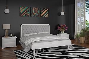 Pat MebiGrand Tokio 160x200 Alb/Gri Deschis