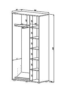 Dulap-cupe Mobildor Lux Compact 1000