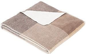 Pled s.Oliver Jacquard Blanket Beige