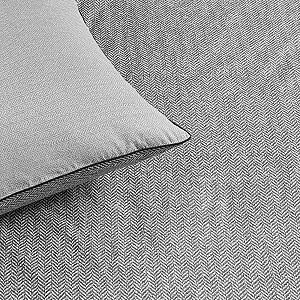 Albituri de pat Riviera Maison Chevron Weawe 200x200/220 Grey