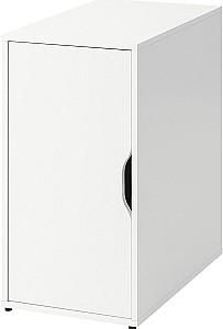 Masa pentru calculator IKEA Mittcirkel/Alex 1 usa 140x60 Aspect Pin/Alb