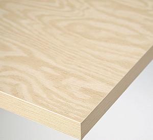 Masa pentru calculator IKEA Mittcirkel/Alex 1 usa 140x60 Aspect Pin/Alb