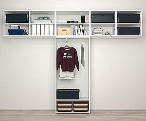 Dulap IKEA Platsa 2 usi/oglinda 320x42x241 Alb/Straumen