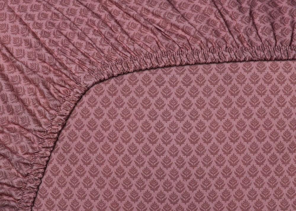 Husa pentru saltea PIP Studio Thousand Leaves 180×200 Mauve