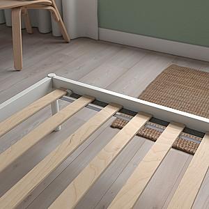 Pat IKEA Vevelstad 3 tablii 90x200 Alb/Tolkning Ratan