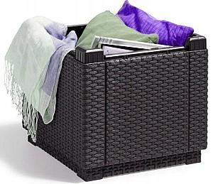 Scaun terasa Keter Cube With Cushion Brown(Maro)/Oat(Bej)