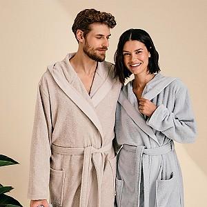 Halat de baie s.Oliver Unisex M/L Light Grey