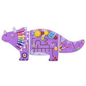 Joc de logica VIGA Busyboard (de perete) Triceratops