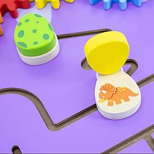 Joc de logica VIGA Busyboard (de perete) Triceratops