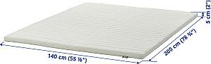 Topper saltea IKEA Nisseholm 140x200 Alb