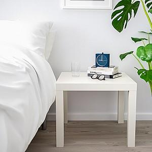 Masuta de cafea, reviste IKEA Lack 55x55 Alb