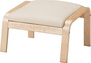 Fotoliu IKEA Poang Furnir Mesteacan/Alb