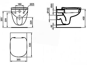 Vas WC Ideal Standard Tempo T331101