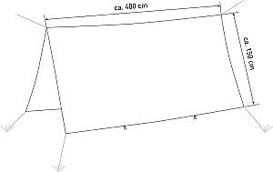Cort Amazonas Traveller Tarp XXL AZ-3080013