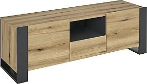 Tumba pentru televizor MG-Plus Combo 140 Grafit(Gri)/Stejar Evoke(Maro)