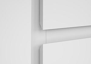 Comoda MG-Plus Concept 2D3S Stejar Kraft Gri/Nimfeya Alb