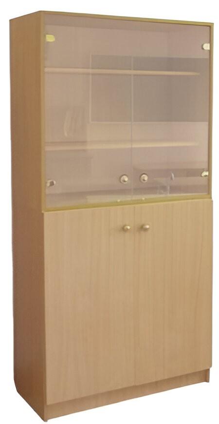 Dulap pentru institutii VLM 1824x882x430 Fag (cu fasade sticla)