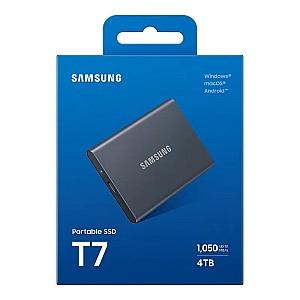 SSD extern Samsung T7 4TB Titan Gray (MU-PC4T0T/WW)