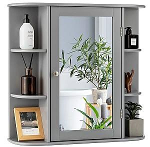 Dulap de baie Costway JV10446GR Gri