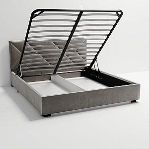 Pat My-Style my-Nova 160x200 M08 (Gri) + Saltea Salt Confort Clasic 160x200