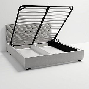 Pat My-Style my-Mona 160x200 M07 (Gri) + Saltea Salt Confort Clasic 160x200