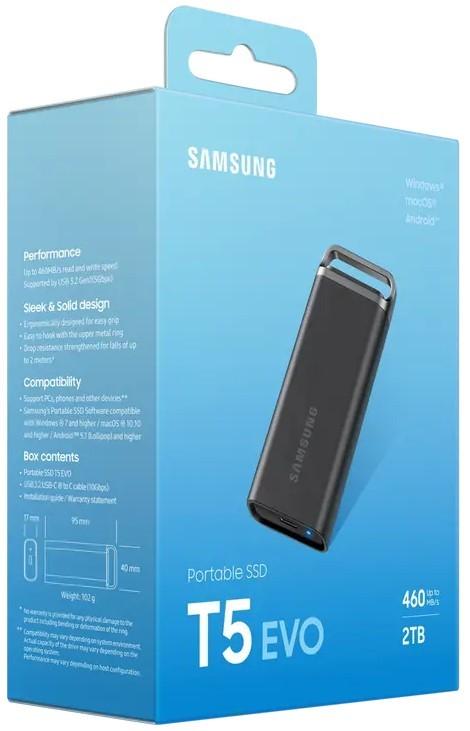 SSD extern Samsung T5 EVO 2TB (MU-PH2T0S/EU)
