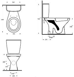 Vas WC Ege Vitrifiye E14103