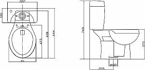 Vas WC BR Pot 100868126 White
