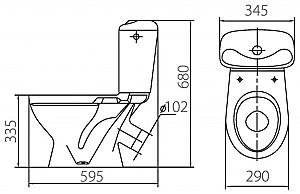 Vas WC Colombo Bembi 