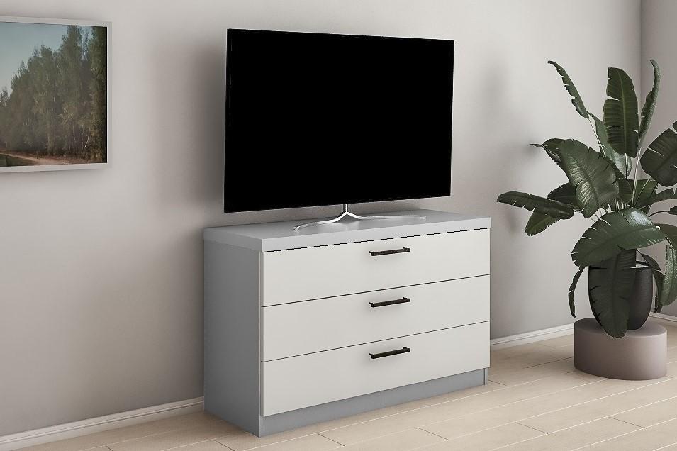 Comoda PS KY-120(3 sert.) Gri / Gri Deschis