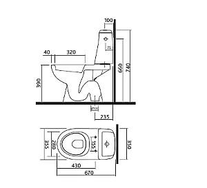 Vas WC KOLO Solo (79211)