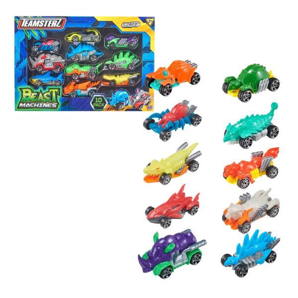 Set de jucarii HTI Set de 10 mașini metal Teamsterz B/M 1417435